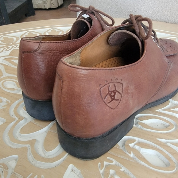 Ariat Oxford Leather Lace Up Sz 6.5 - Picture 5 of 9